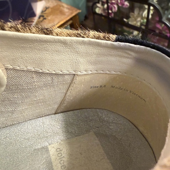 🆕 Dolce Vita Zoel Mixed Media High-top Sneakers Sz 8.5 - Picture 6 of 12